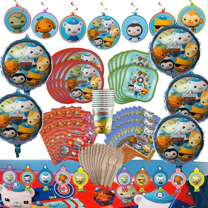 Mighty Mojo Octonauts Above and Beyond Party Kit 100+ pcs Balloons Decorations Image 1