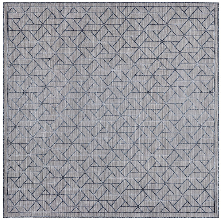 Liora Manne Carmel Pyramid Indoor Outdoor Rug Navy Image 4