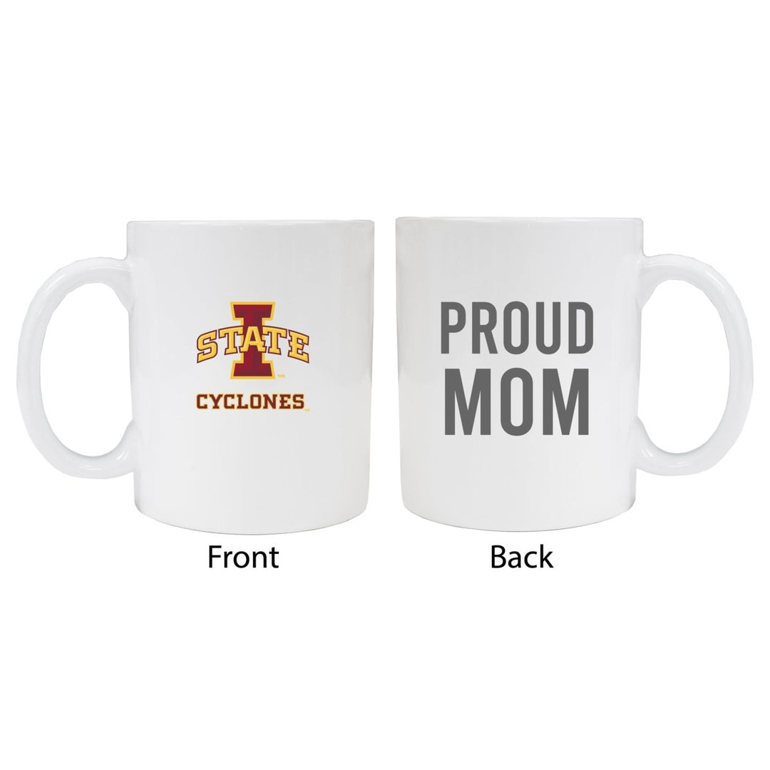 Iowa State Cyclones Proud Mom Ceramic Coffee Mug - White (2 Pack) Image 1