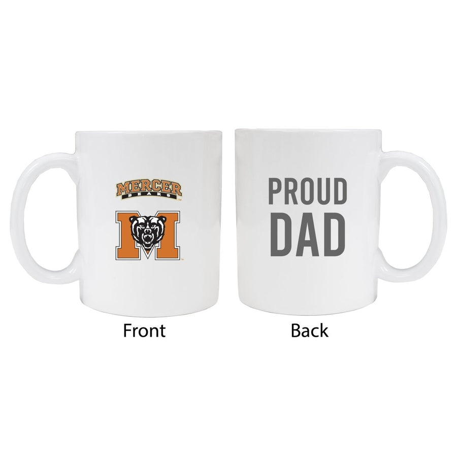 Mercer University Proud Dad Ceramic Coffee Mug - White (2 Pack) Image 1