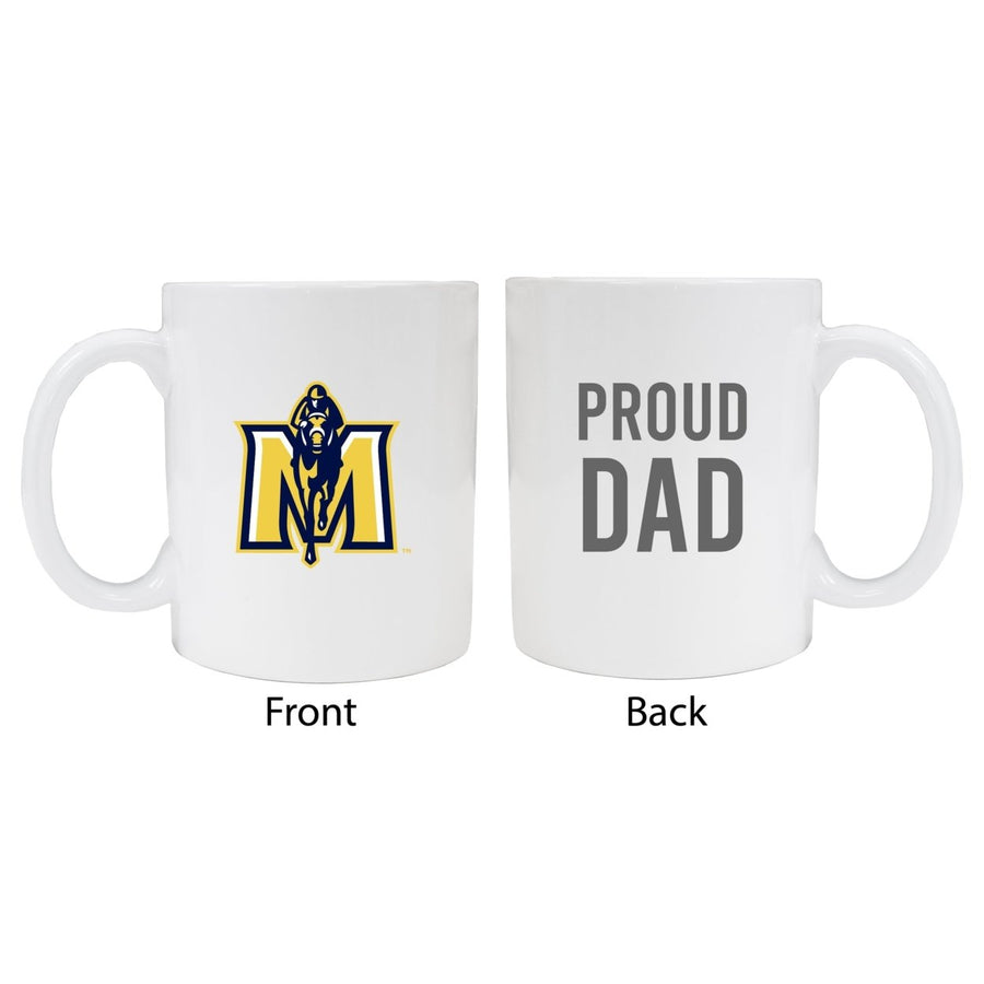 Murray State University Proud Dad Ceramic Coffee Mug - White (2 Pack) Image 1