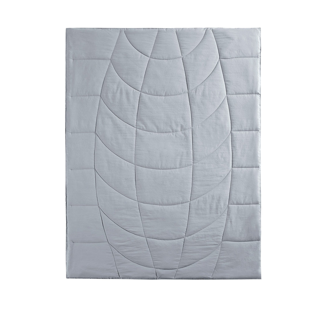 Ultra Lightweight Down Alternative Ergonomic Reversible Throw Blanket, Peach Skin Fabric, 50W x 70L" Image 5