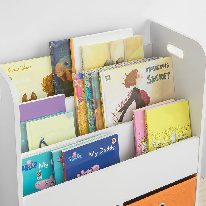 Haotian KMB27-W, Children Bookcase Book Shelf Storage Display Image 3