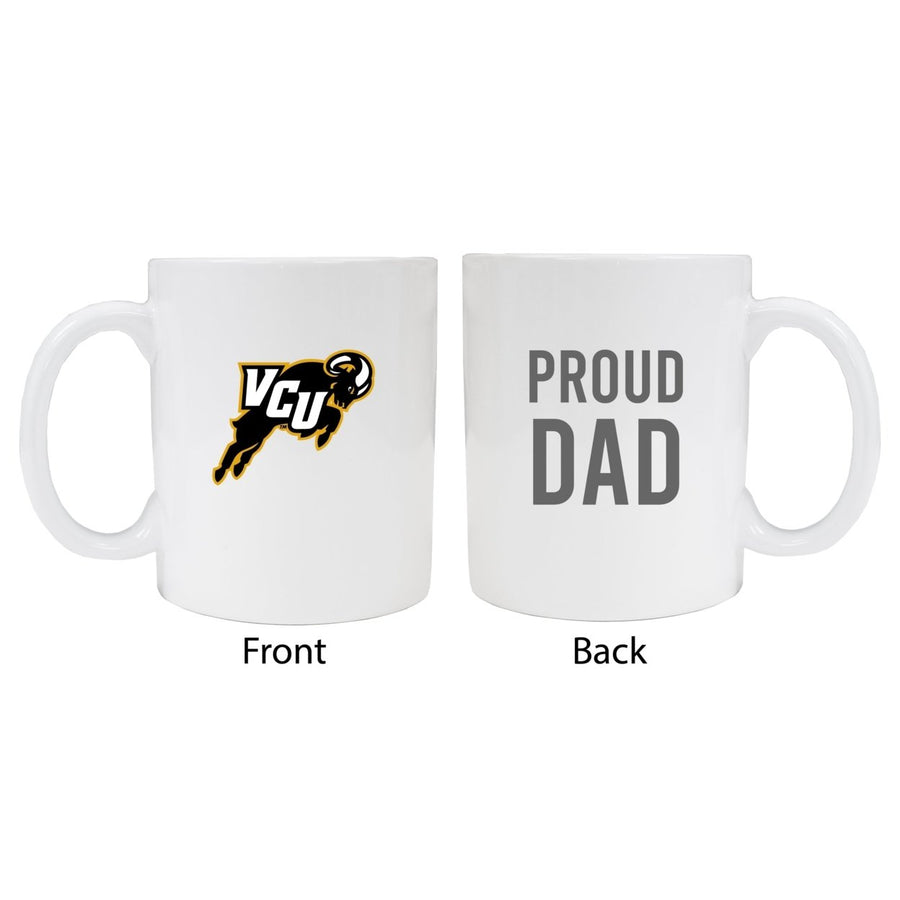 Virginia Commonwealth Proud Dad Ceramic Coffee Mug - White (2 Pack) Image 1