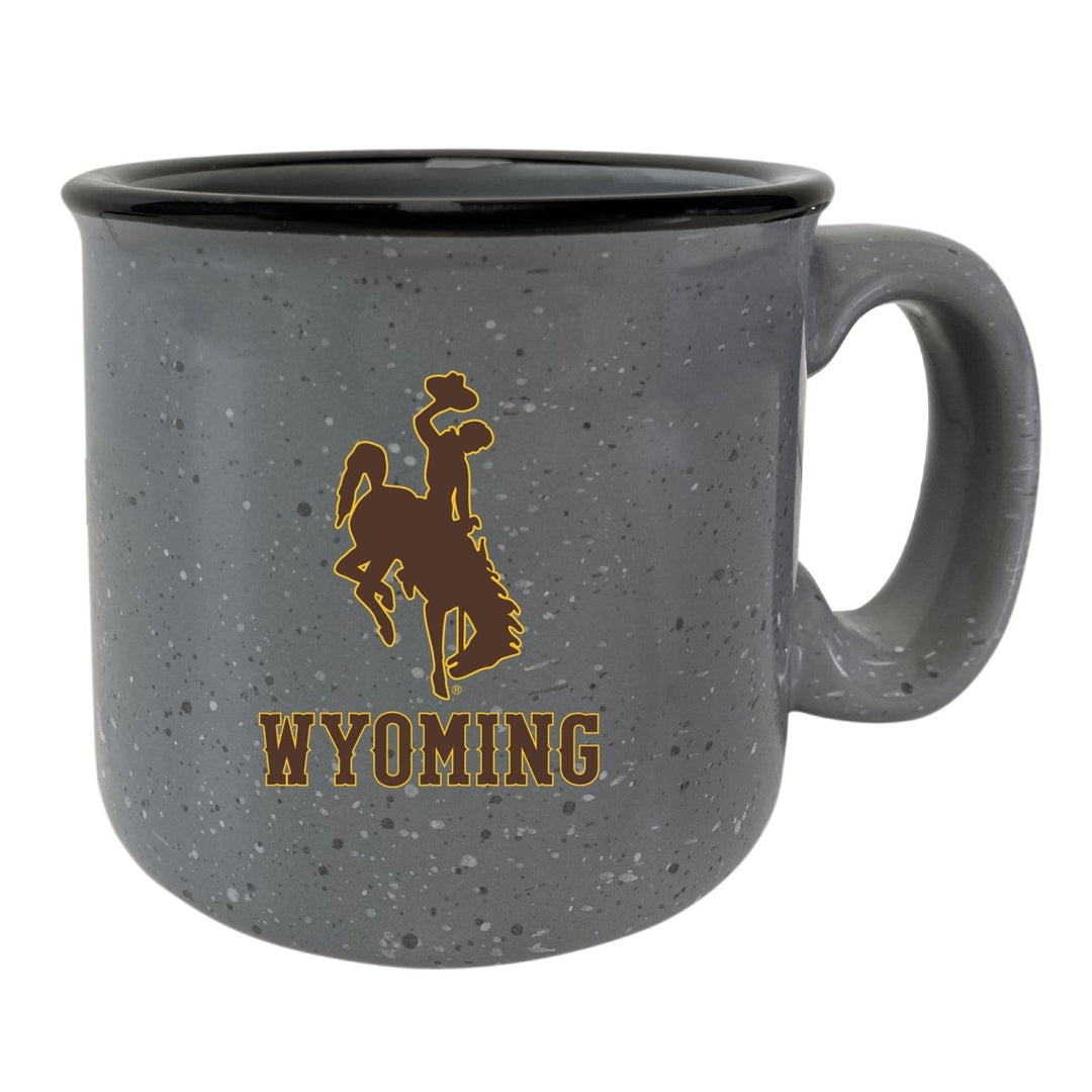 University of Wyoming Pride - 16 oz Speckled Ceramic Camper Mug- Choose Your Color Image 1