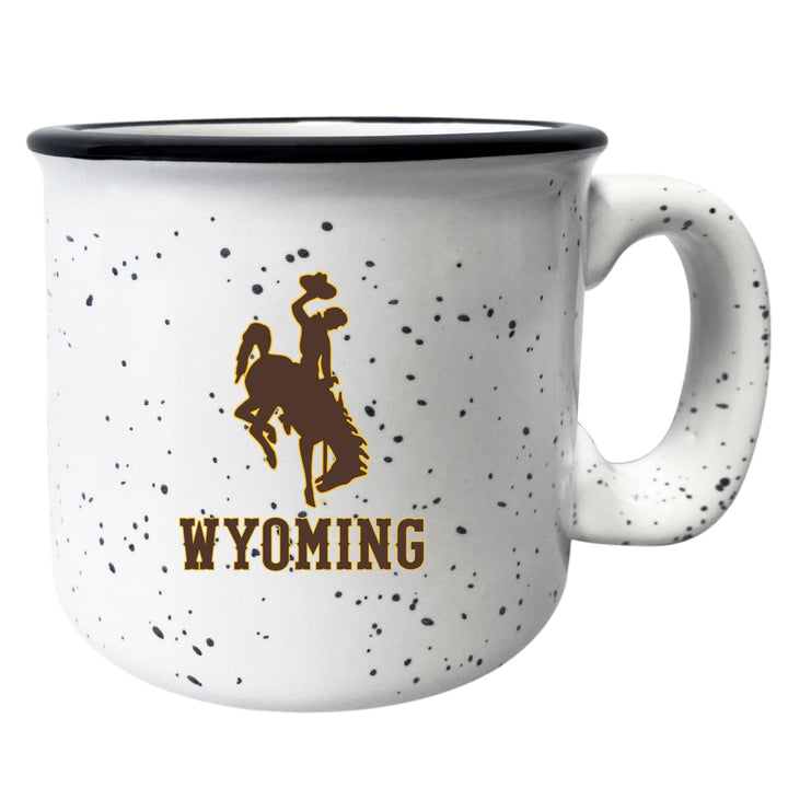 University of Wyoming Pride - 16 oz Speckled Ceramic Camper Mug- Choose Your Color Image 3