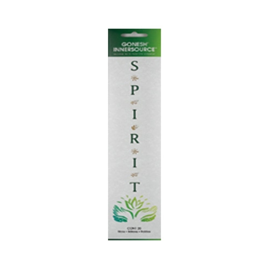 Gonesh (20 Sticks In 1 Pack) Inner Source Incense- Spirit (Pack of 3) Image 1