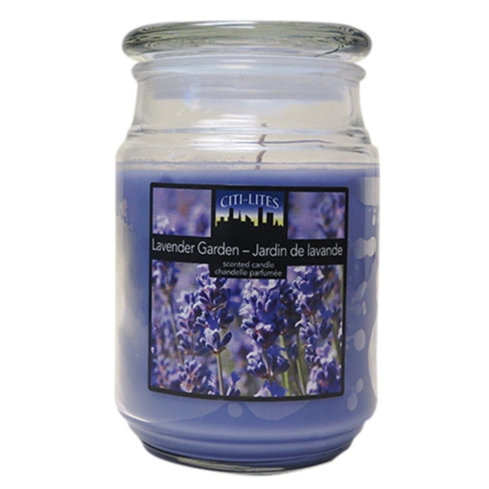 Citi-Lites 18 Ounce Apothecary Jar-Lavender Garden (Pack of 3) Image 1