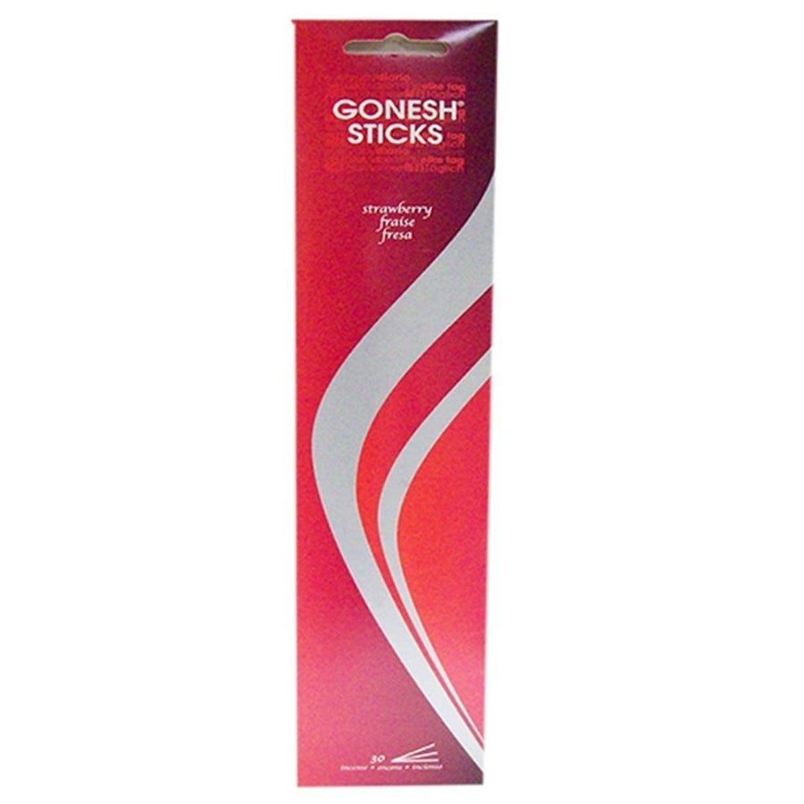 Gonesh (30 Sticks In 1 Pack) Incense- Strawberry Everyday (Pack of 3) Image 1