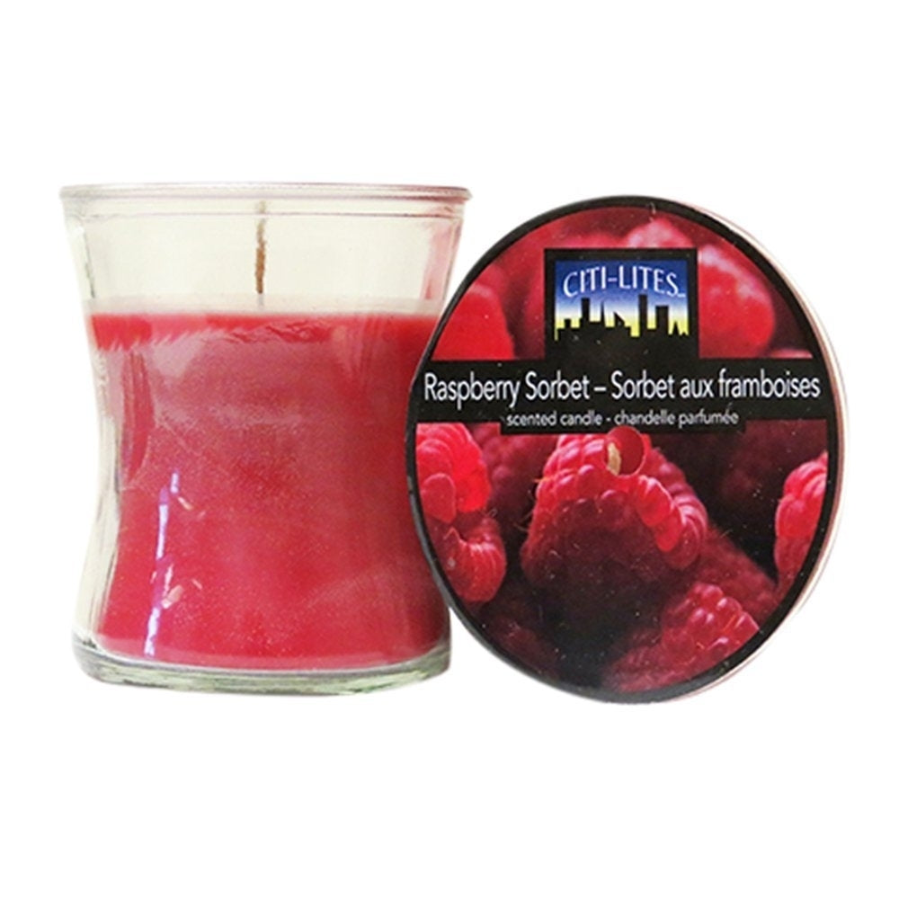 Citi-Lites 2.5 Ounce Hourglass Jar-Raspberry Sorbet (Pack of 3) Image 1