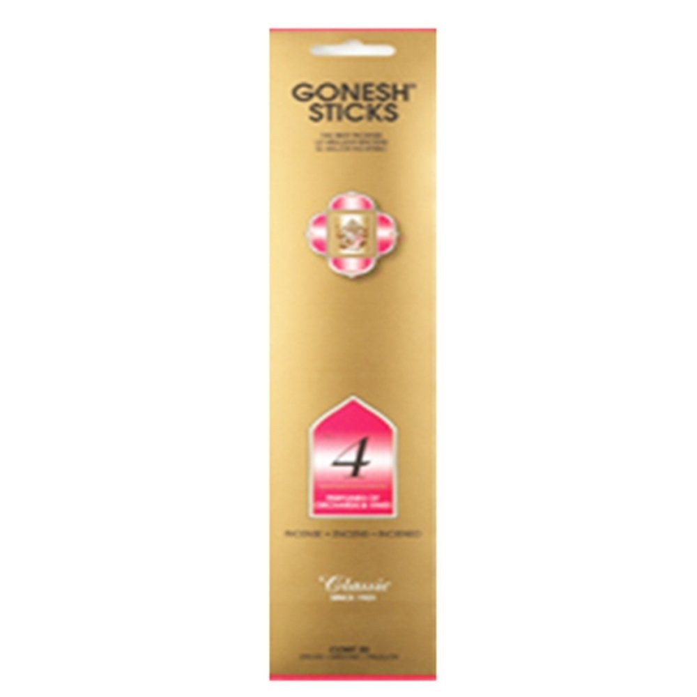 Gonesh Incense No.4- Perfumes Of Orchards and Vines (20 Sticks In 1 Pack) 201047 Image 1