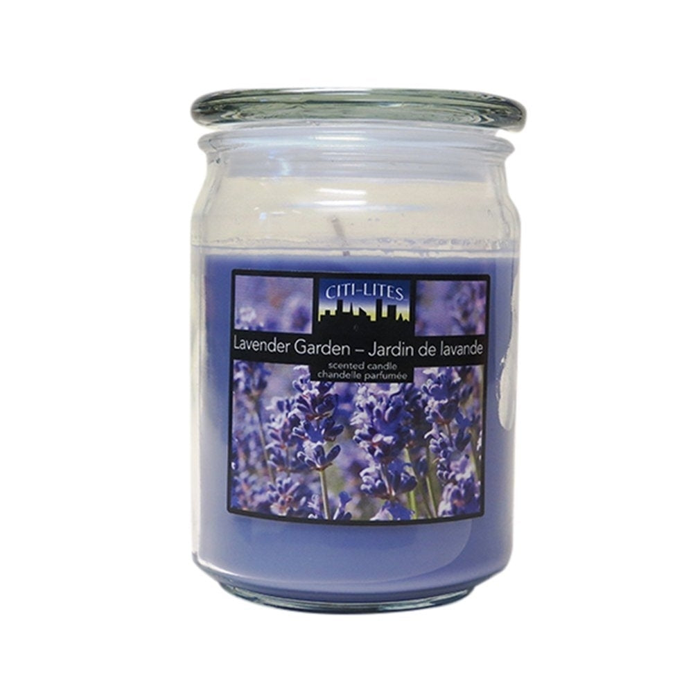 Citi-Lites 15 Ounce Apothecary Jar-Lavender Garden 103998 Image 1