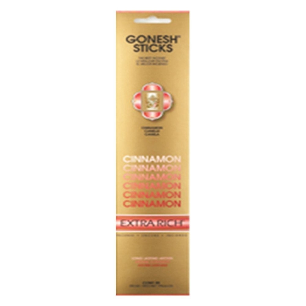 Gonesh (20 Sticks In 1 Pack) Incense Extra Rich- Cinnamon (Pack of 3) Image 1