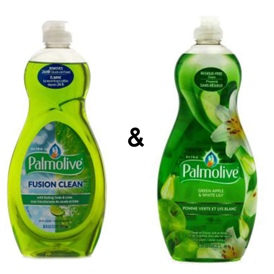 Ultra Dish Liquid Fusion and Lime 591Ml by Palmolive and Ultra Dish Liquid Green Apple and White Lily 591ml by Palmolive Image 1