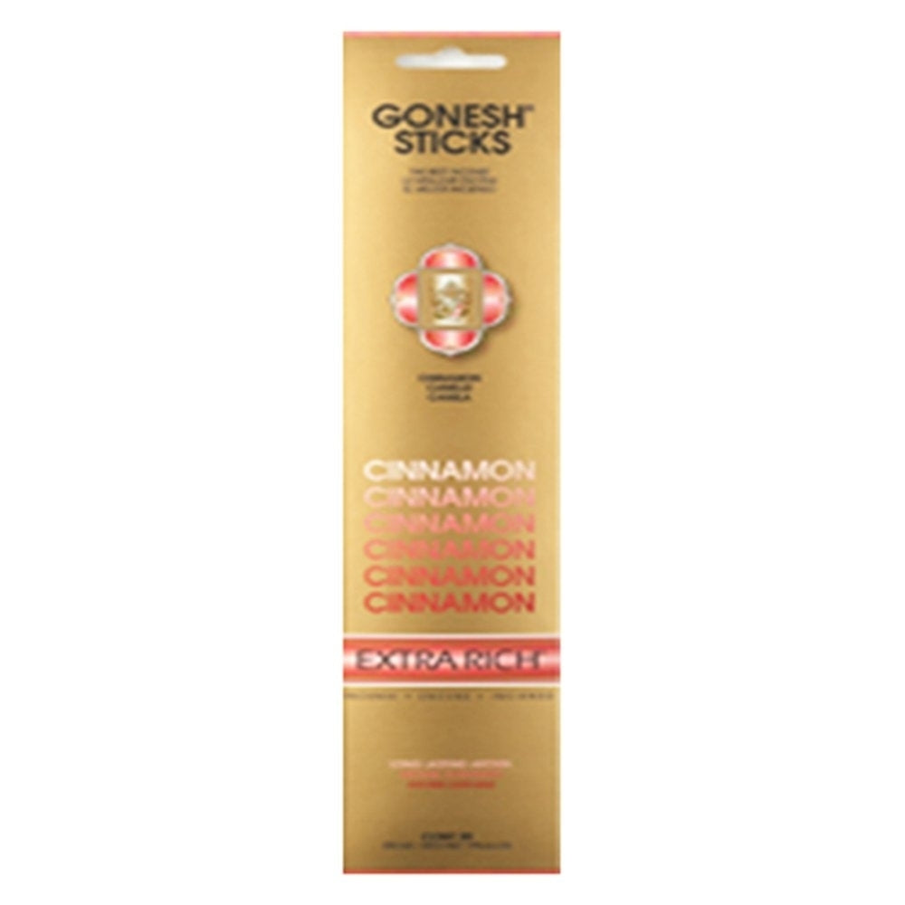 Gonesh Incense Extra Rich- Cinnamon (20 Sticks In 1 Pack) 208138 Image 1