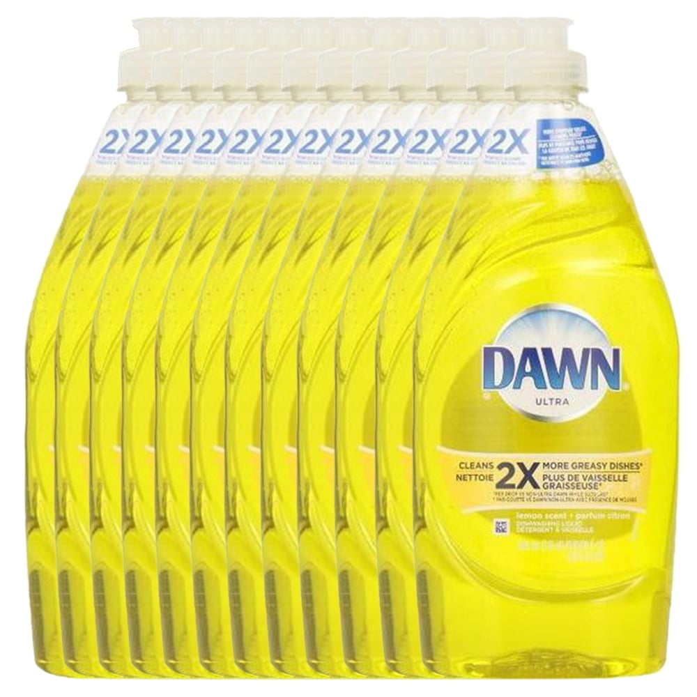 DAWN Ultra Dishwashing Liquid Lemon Scent 532 ML (Pack of 12) Image 1