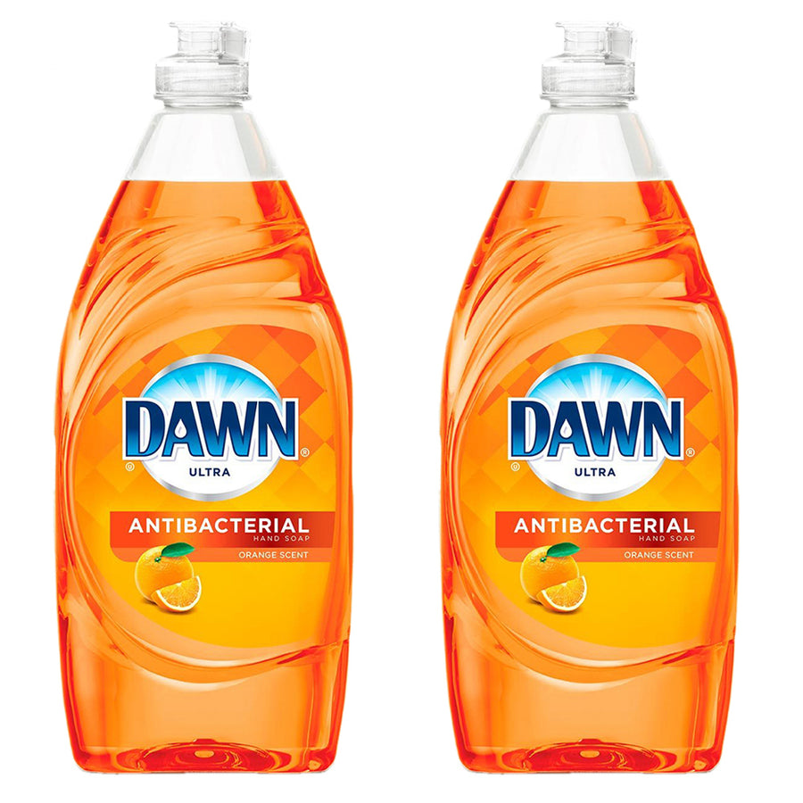 Dawn Ultra Antibacterial Hand Soap, Dishwashing Liquid, Orange 532 ML (Pack of 2) Image 1