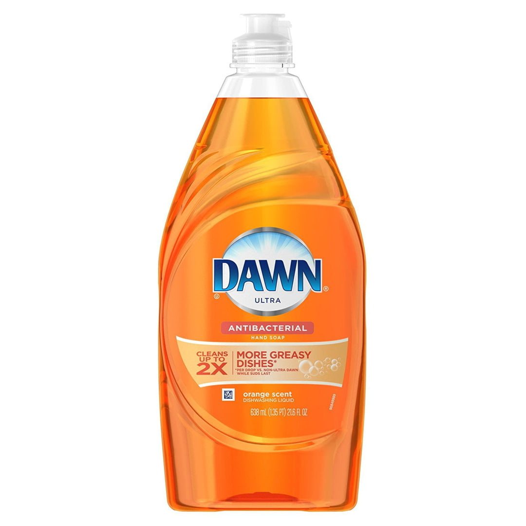 Dawn Ultra Concentrated Antibacterial Hand Soap, Orange Scent Dishwashing Liquid, 709mL Image 1