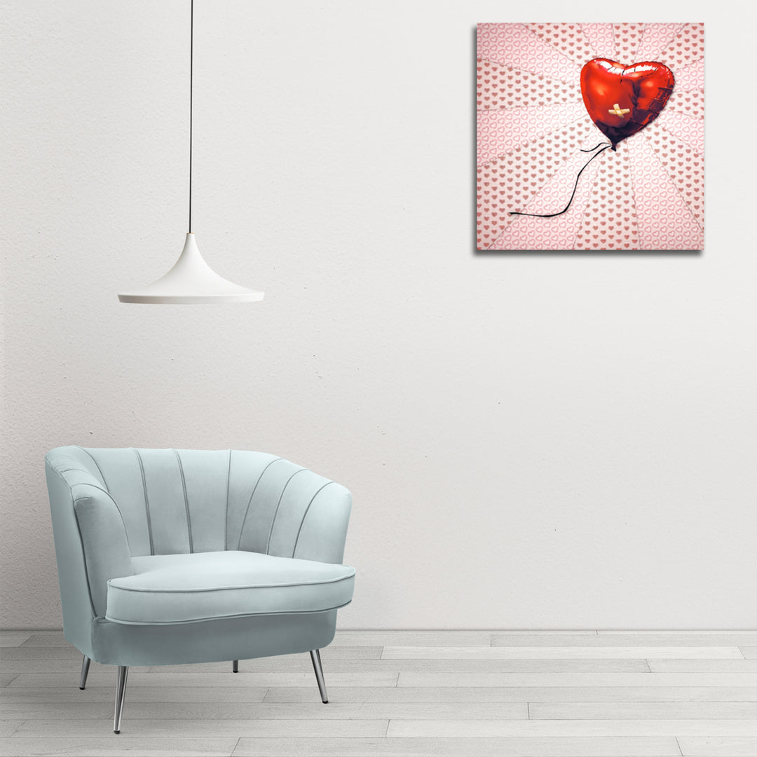 5D Multi-Dimensional Wall Art - Custom Made Balloon Heart Wall Art Print on Strong Polycarbonate Panel with Vibrant Image 4