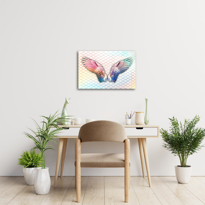 5D Multi-Dimensional Wall Art - Custom Made Angel Wings Wall Art Print on Strong Polycarbonate Panel w/ Vibrant Colors Image 6