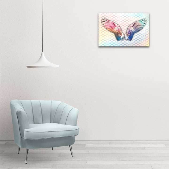 5D Multi-Dimensional Wall Art - Custom Made Angel Wings Wall Art Print on Strong Polycarbonate Panel w/ Vibrant Colors Image 3