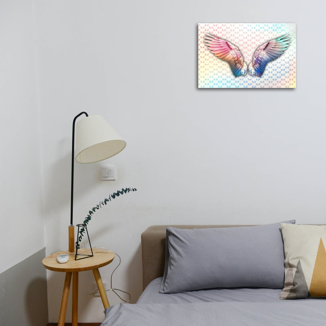 5D Multi-Dimensional Wall Art - Custom Made Angel Wings Wall Art Print on Strong Polycarbonate Panel w/ Vibrant Colors Image 4