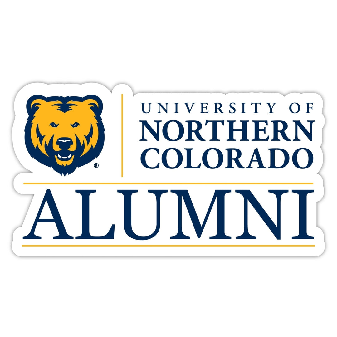 Northern Colorado Bears 4-Inch Alumni 4-Pack NCAA Vinyl Sticker - Durable School Spirit Decal Image 1