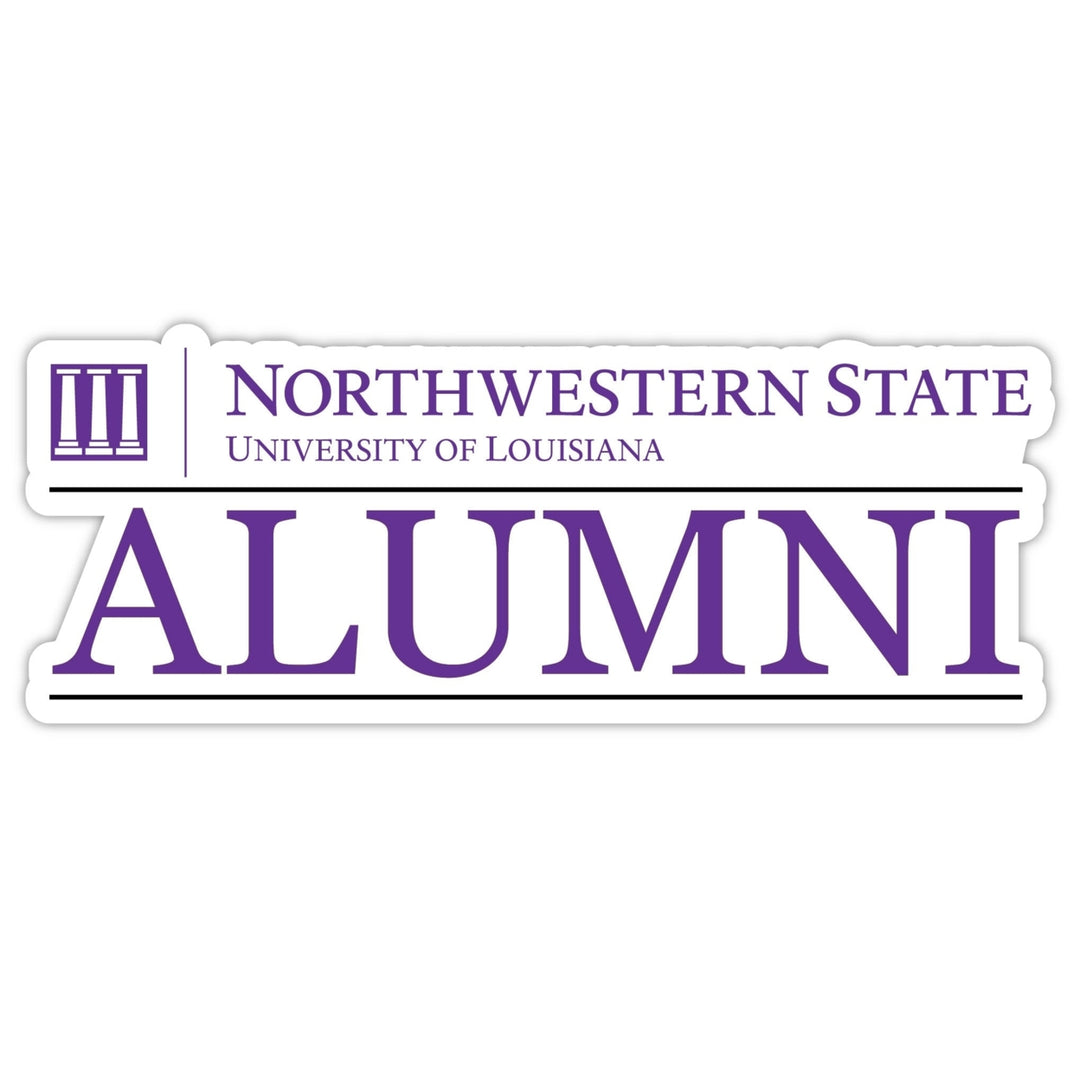 Northwestern State Demons Alumni 4" Sticker - (4 Pack) Image 1