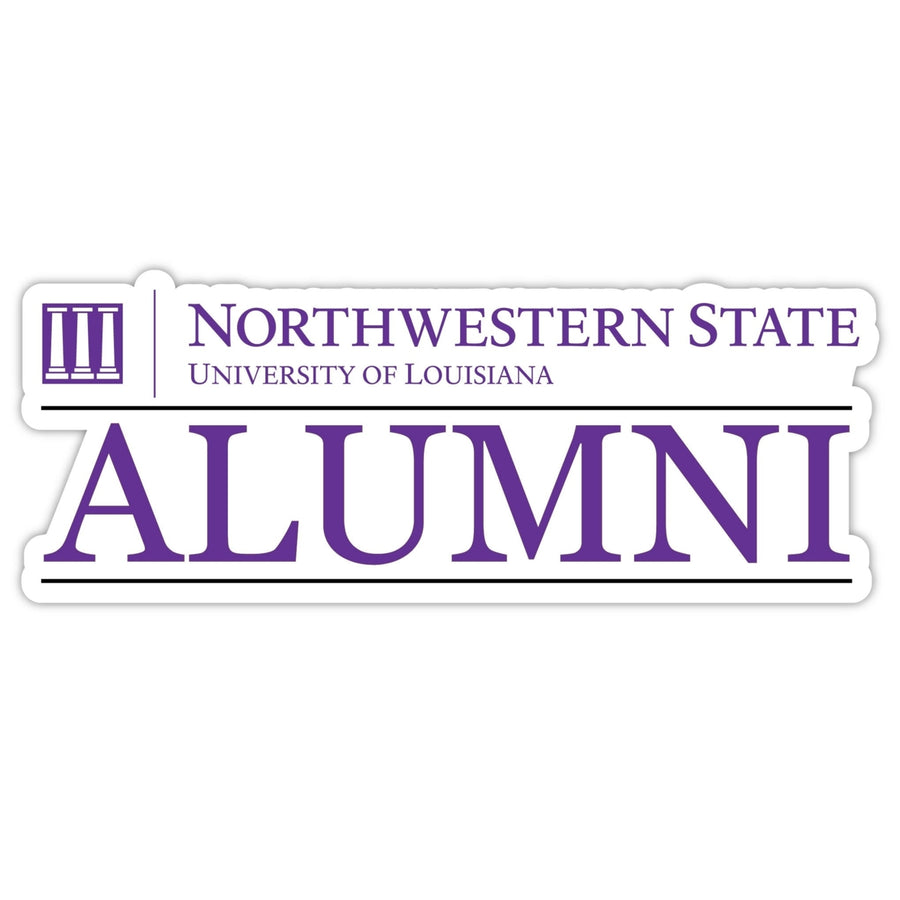 Northwestern State Demons Alumni 4" Sticker - (4 Pack) Image 1