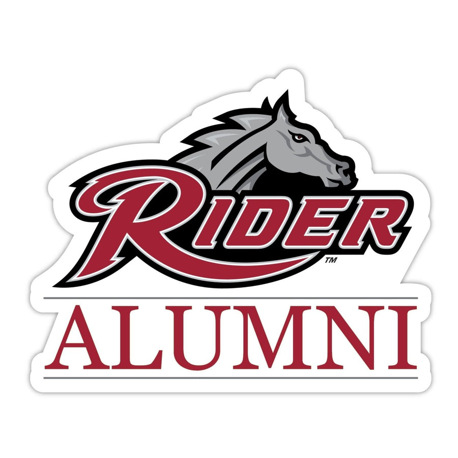 Rider University Broncs 4-Inch Alumni 4-Pack NCAA Vinyl Sticker - Durable School Spirit Decal Image 1