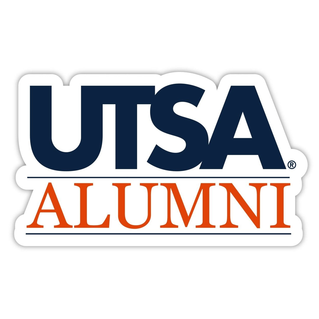 UTSA Road Runners 4-Inch Alumni 4-Pack NCAA Vinyl Sticker - Durable School Spirit Decal Image 1