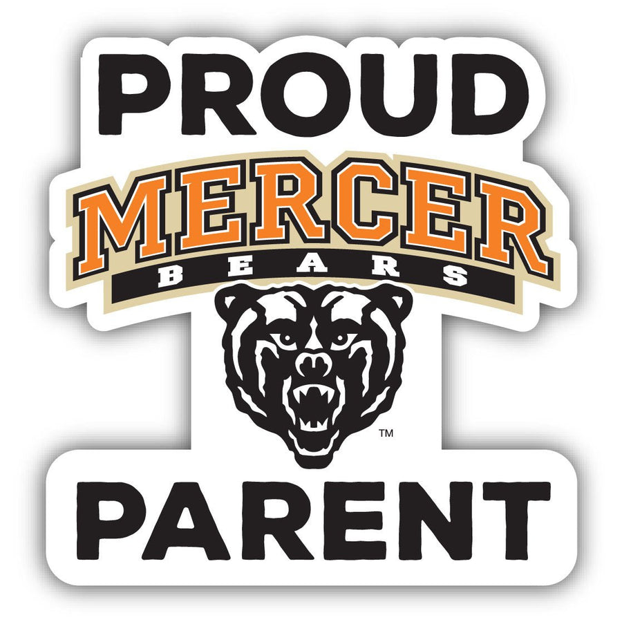 Mercer University 4-Inch Proud Parent 4-Pack NCAA Vinyl Sticker - Durable School Spirit Decal Image 1