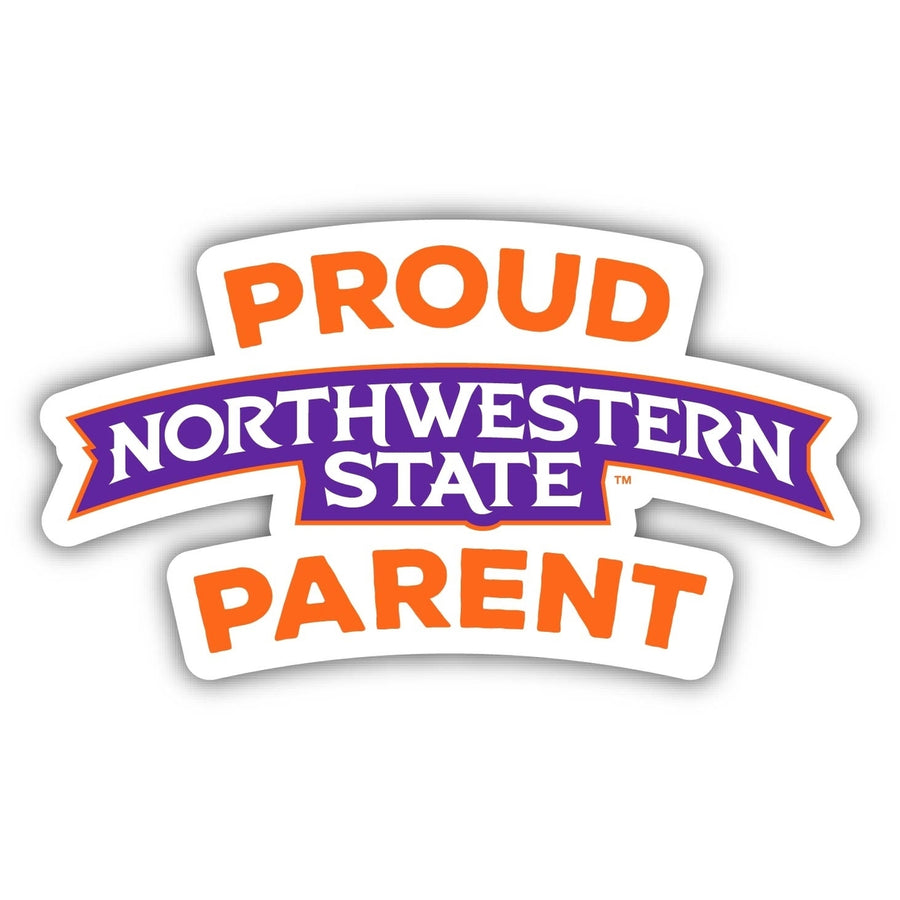 Northwestern State Demons Proud Parent 4" Sticker - (4 Pack) Image 1