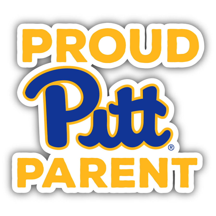 Pittsburgh Panthers 4-Inch Proud Parent NCAA Vinyl Sticker - Durable School Spirit Decal Image 1