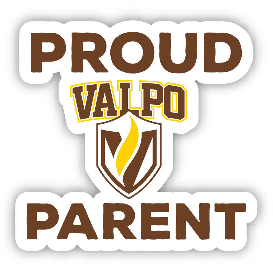 Valparaiso University 4-Inch Proud Parent NCAA Vinyl Sticker - Durable School Spirit Decal Image 1