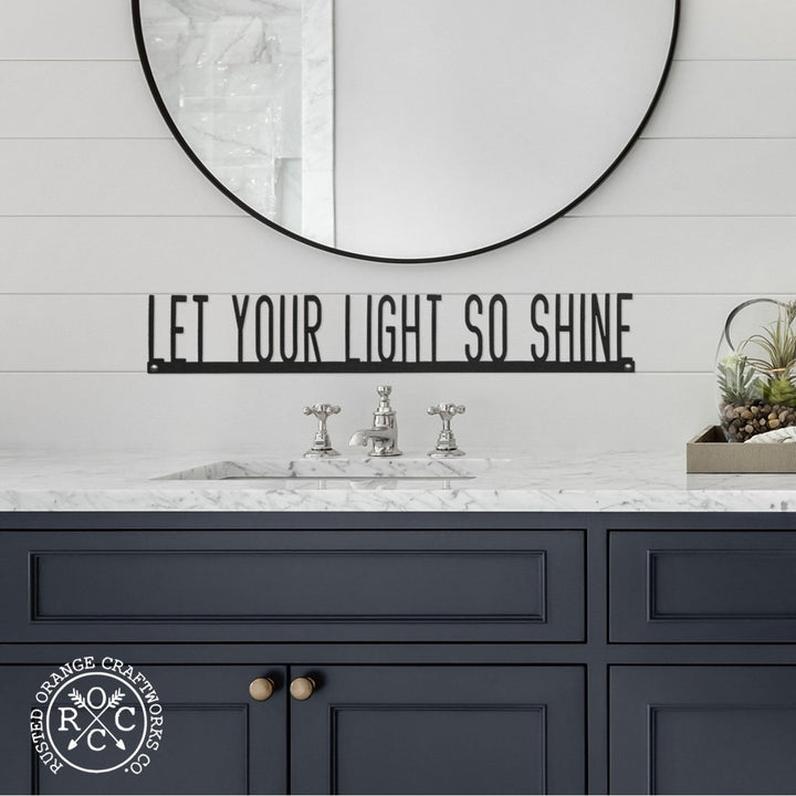 One Liner Phrase - 2 Styles - Indoor House Metal Image 7