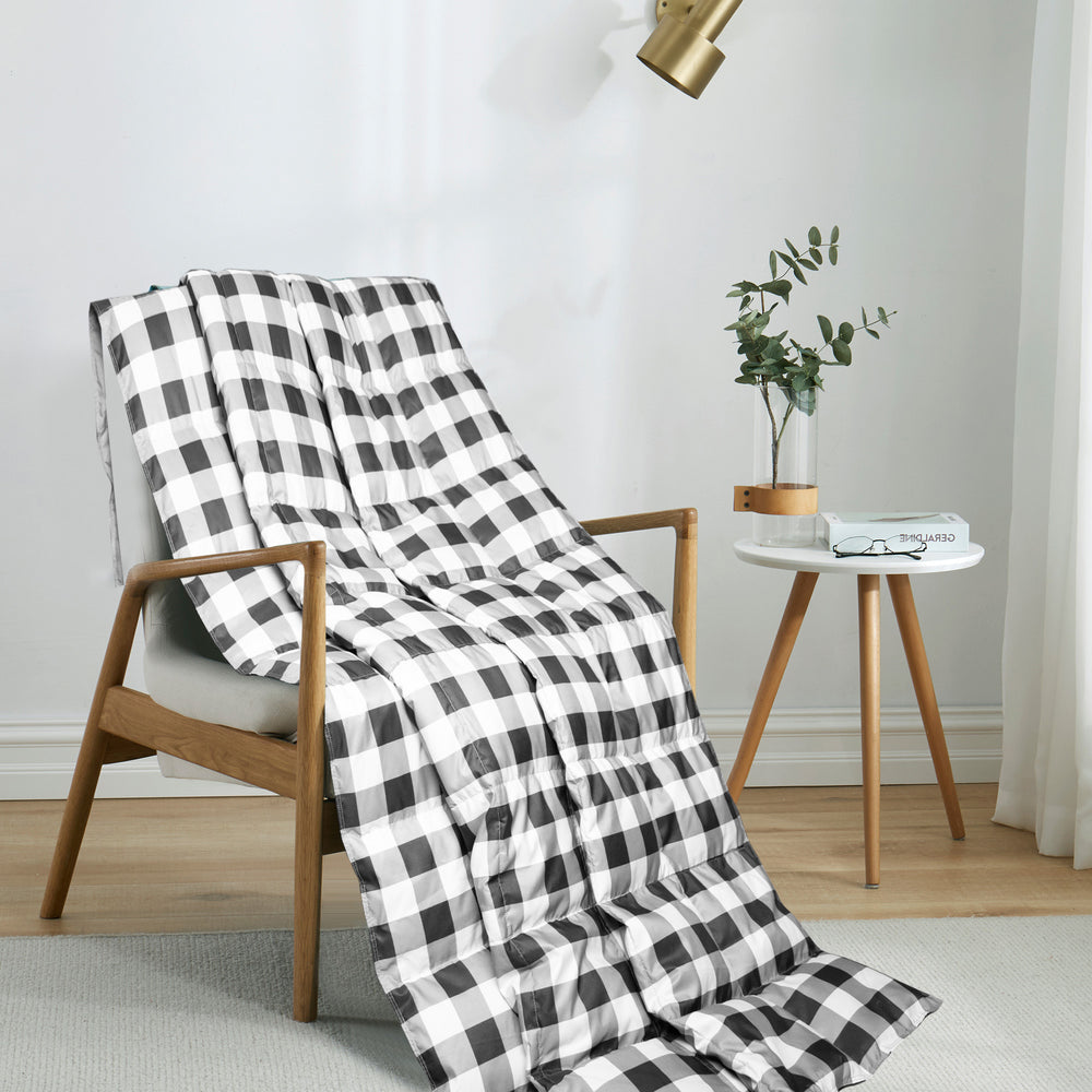 Premium Down Blanket , Ultra Soft Peach Skin Fabric, Lightweight Summer Blanket, 50x70" Image 2