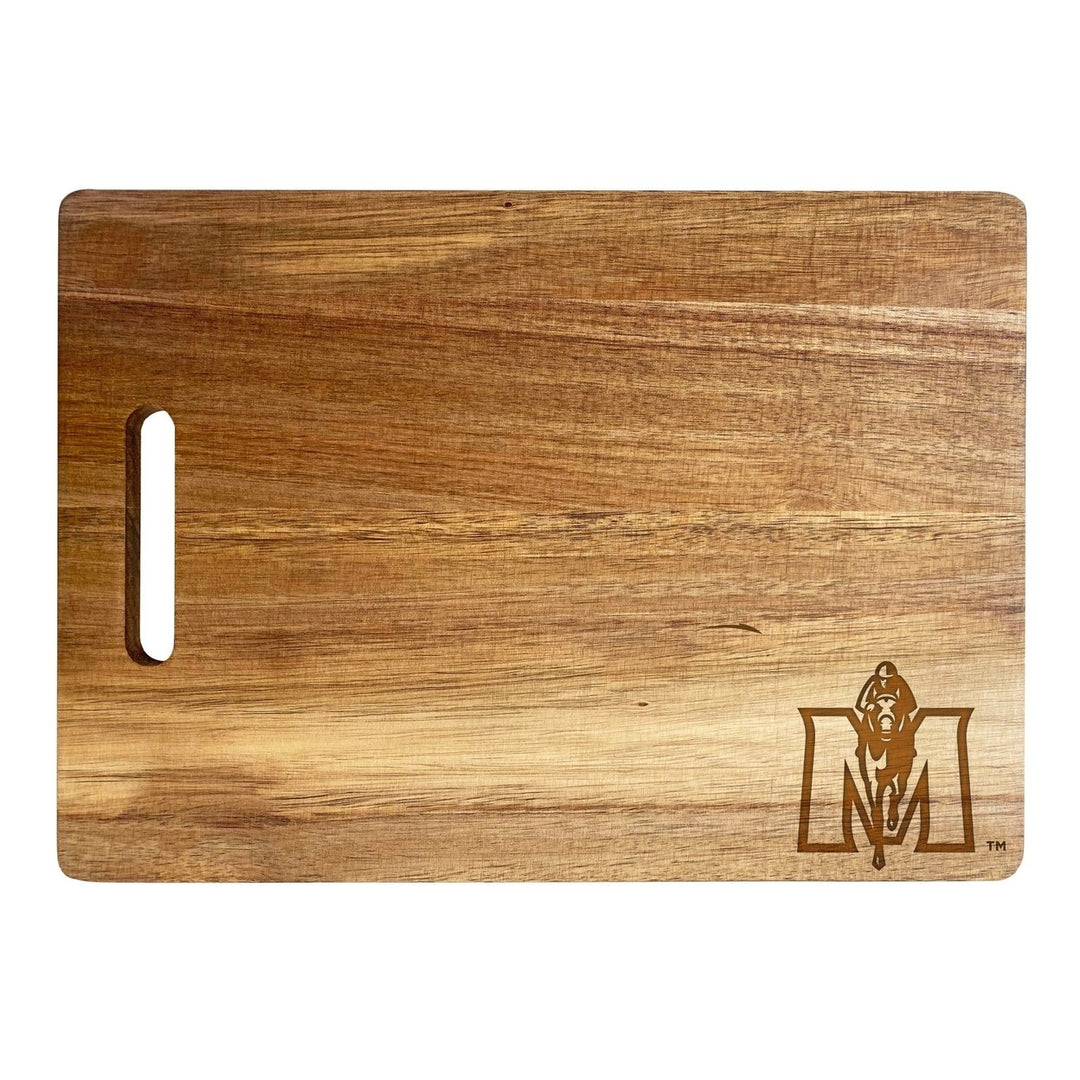 Murray State University Classic Acacia Wood Cutting Board - Small Corner Logo Image 1