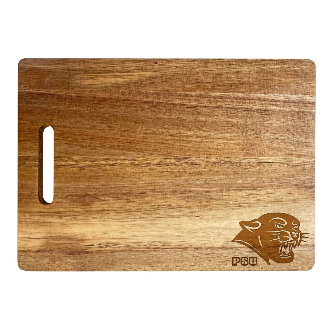 Plymouth State University Classic Acacia Wood Cutting Board - Small Corner Logo Image 1