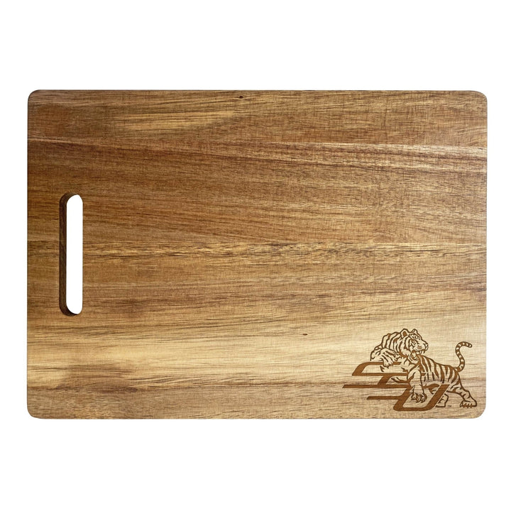 Savannah State University Classic Acacia Wood Cutting Board - Small Corner Logo Image 2