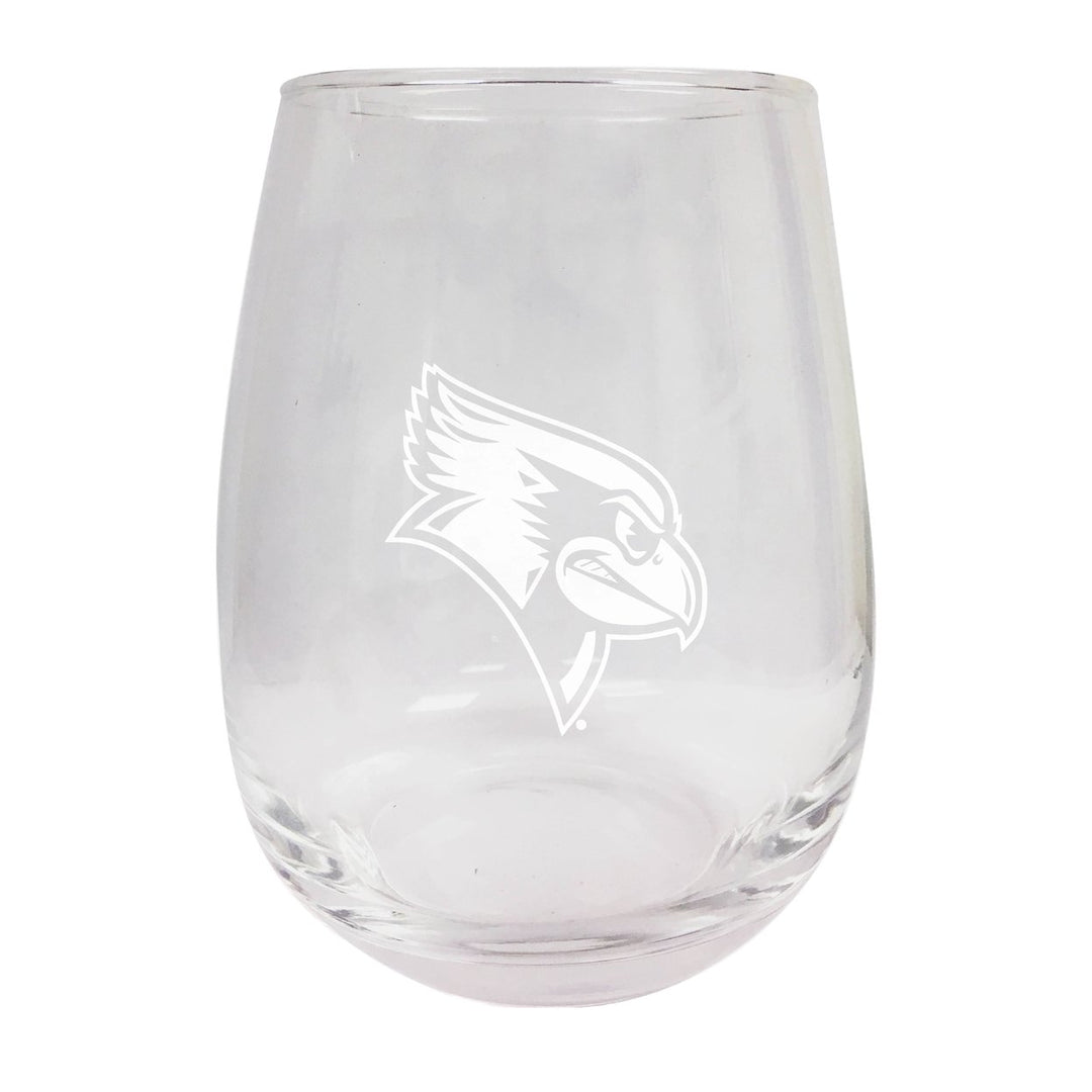 Illinois State Redbirds NCAA 15 oz Laser-Engraved Stemless Wine Glass - Perfect for Alumni and Fans Image 1