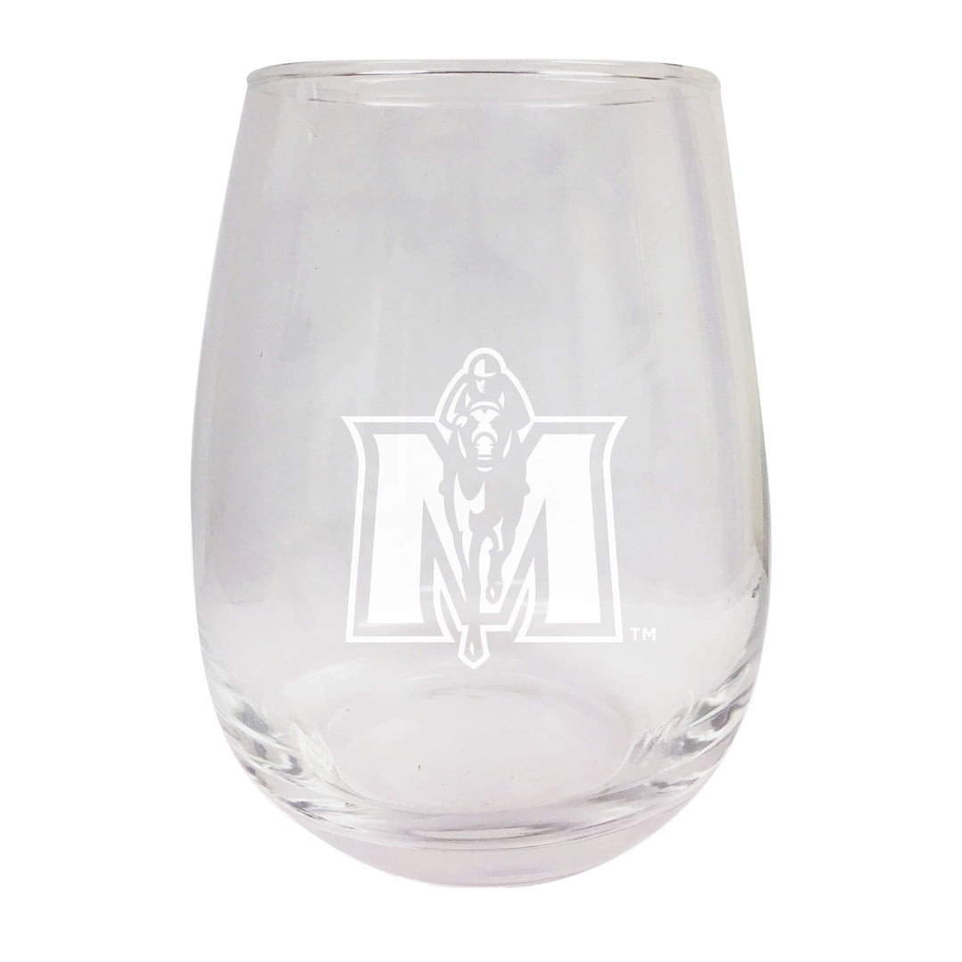 Murray State University NCAA 15 oz Laser-Engraved Stemless Wine Glass - Perfect for Alumni and Fans Image 1