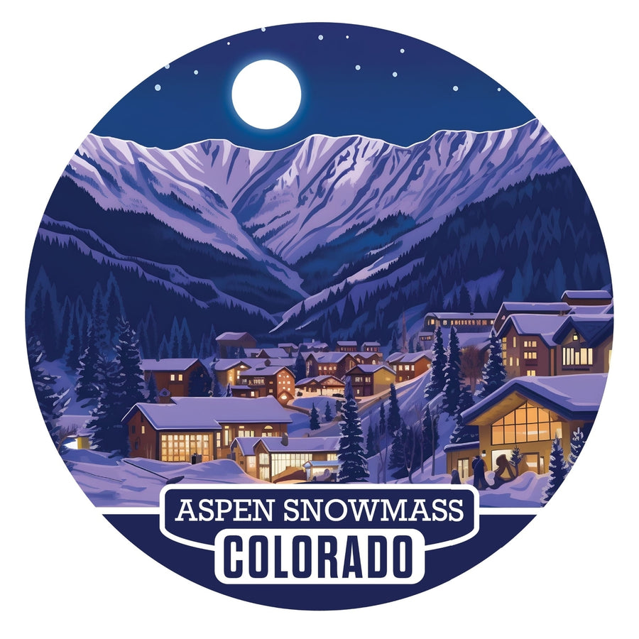 Aspen Snowmass Colorado B Souvenir Memories Durable Vinyl Decal Sticker Image 1