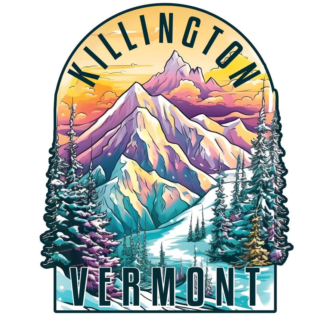 Killington Vermont B Souvenir Memories Durable Vinyl Decal Sticker Image 1