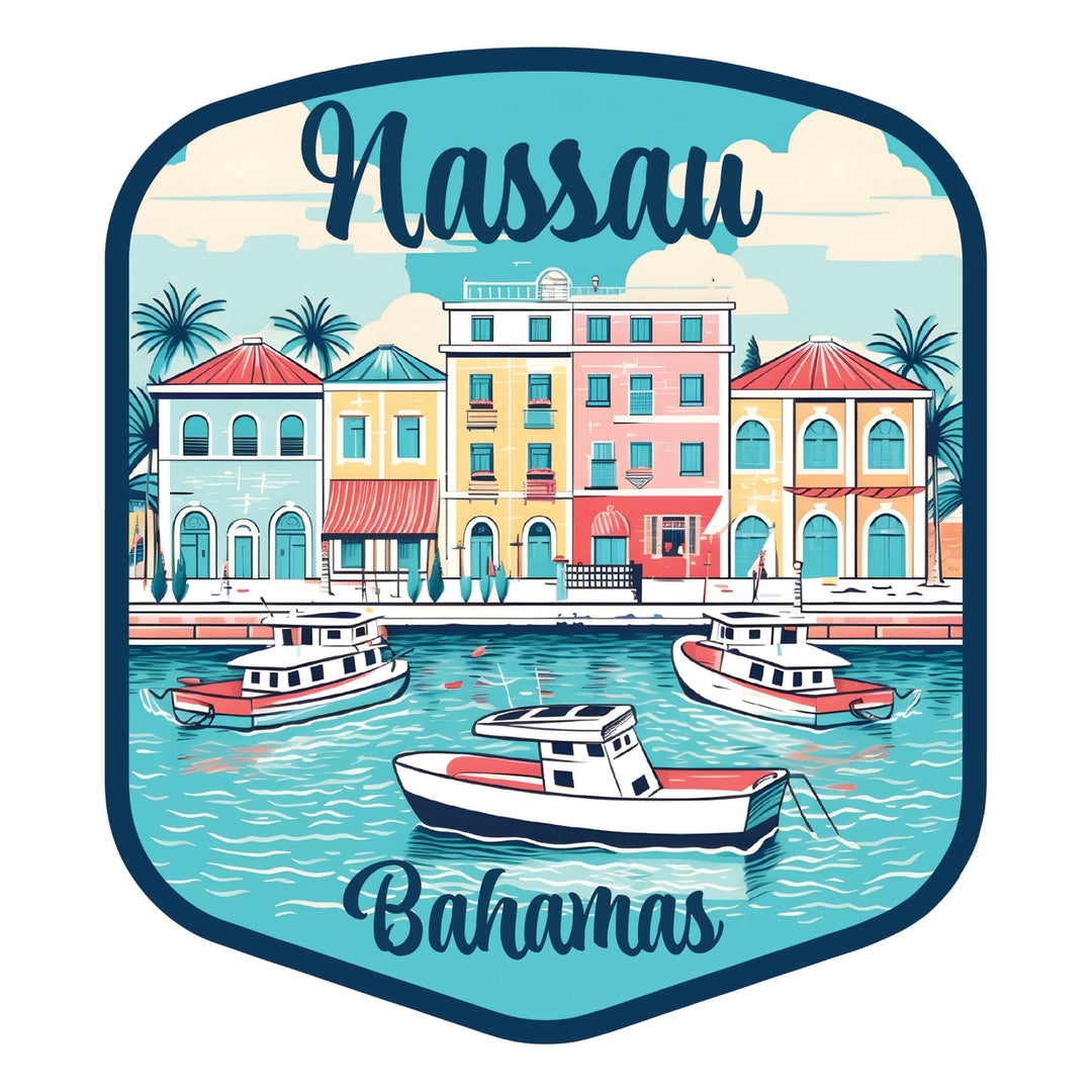 Nassau the Bahamas C Souvenir Memories Durable Vinyl Decal Sticker Image 1