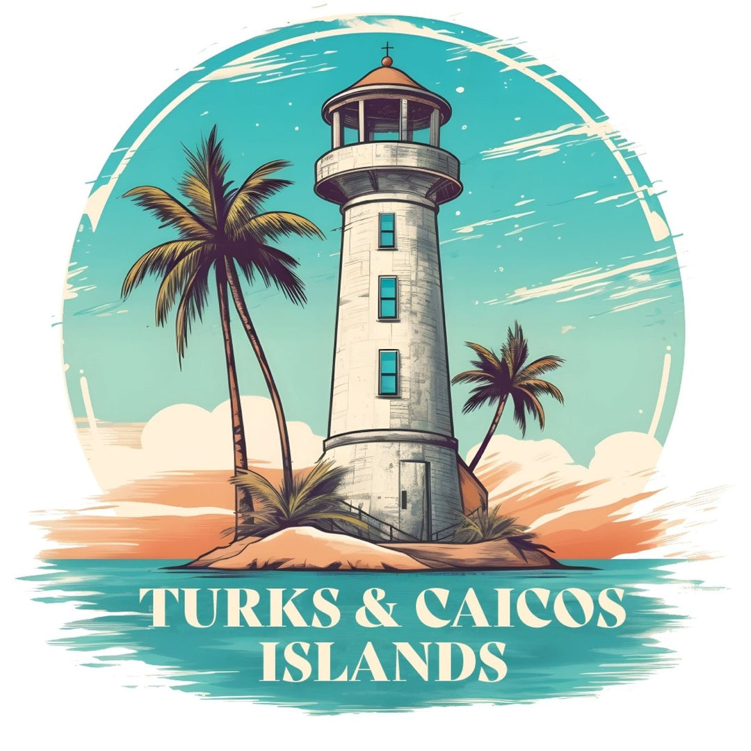 Turks And Caicos A Souvenir Memories Durable Vinyl Decal Sticker Image 1