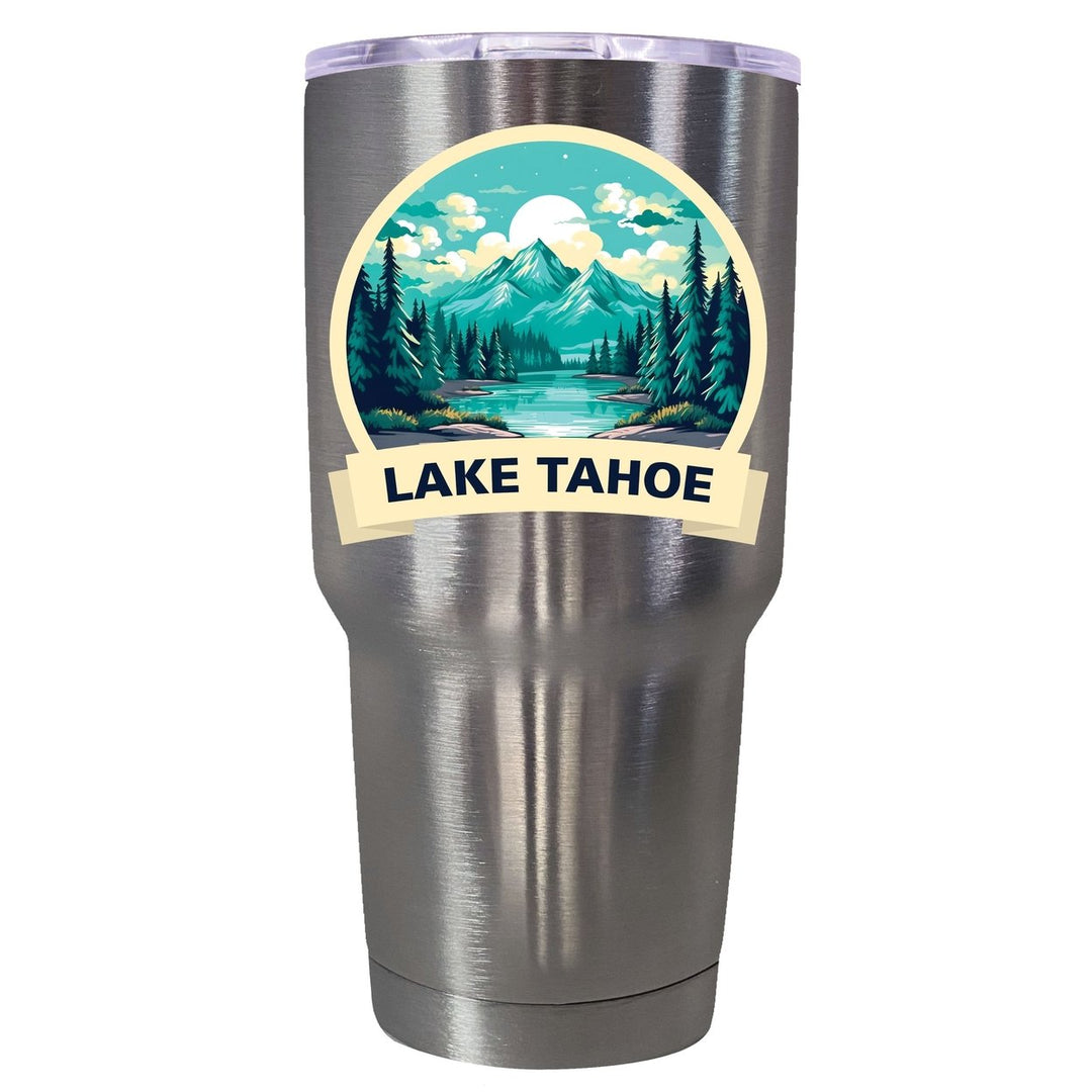 Lake Tahoe California Souvenir 24 oz Insulated Stainless Steel Tumbler Image 1