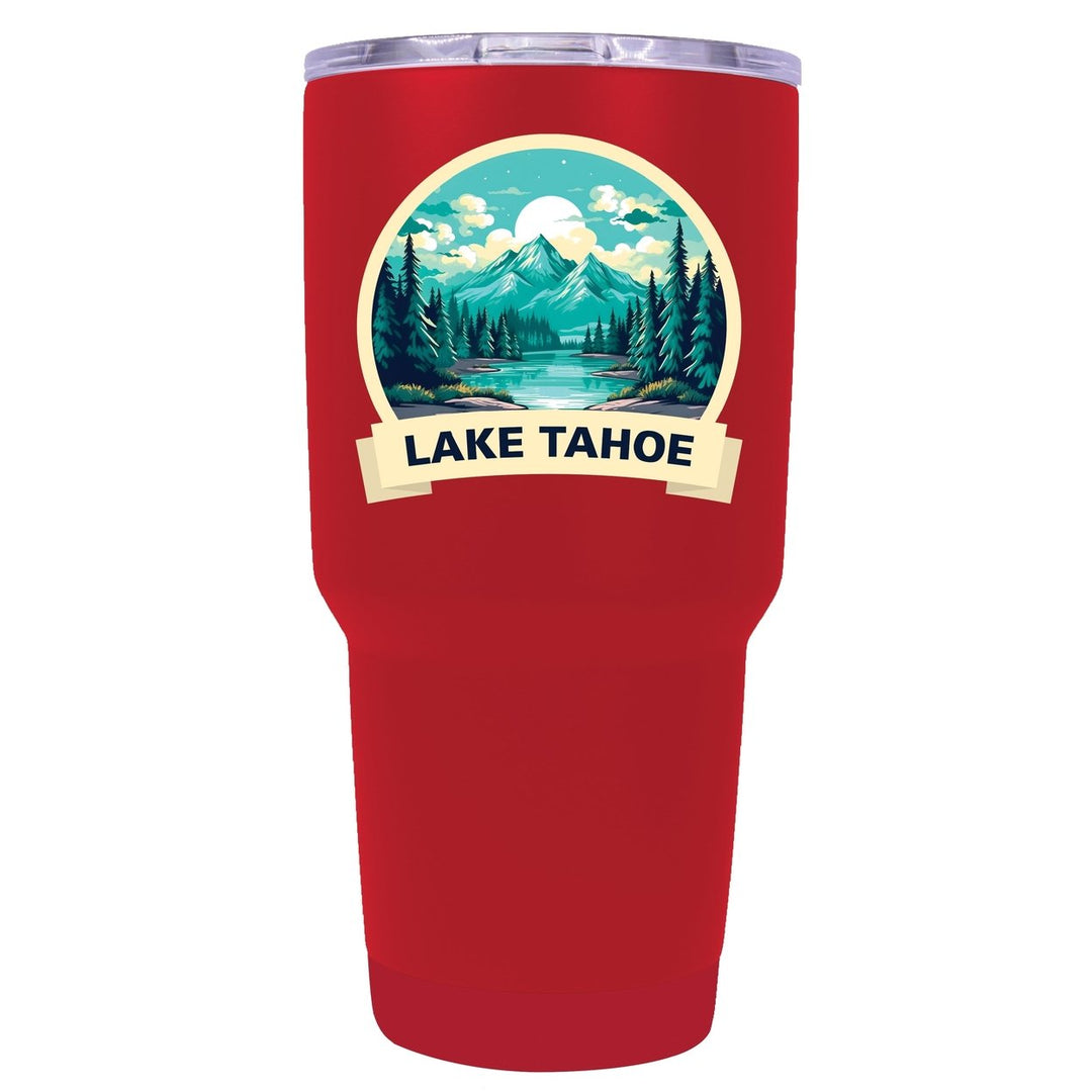 Lake Tahoe California Souvenir 24 oz Insulated Stainless Steel Tumbler Image 1