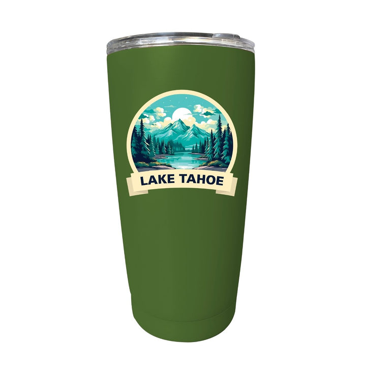 Lake Tahoe California Souvenir 16 oz Stainless Steel Insulated Tumbler Image 1