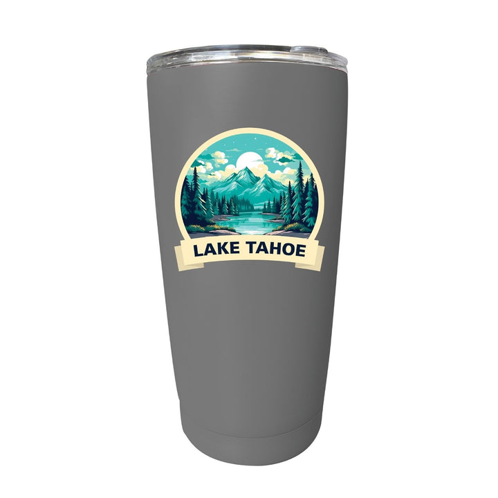 Lake Tahoe California Souvenir 16 oz Stainless Steel Insulated Tumbler Image 1